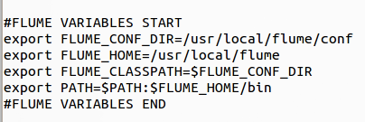 Flume Variables