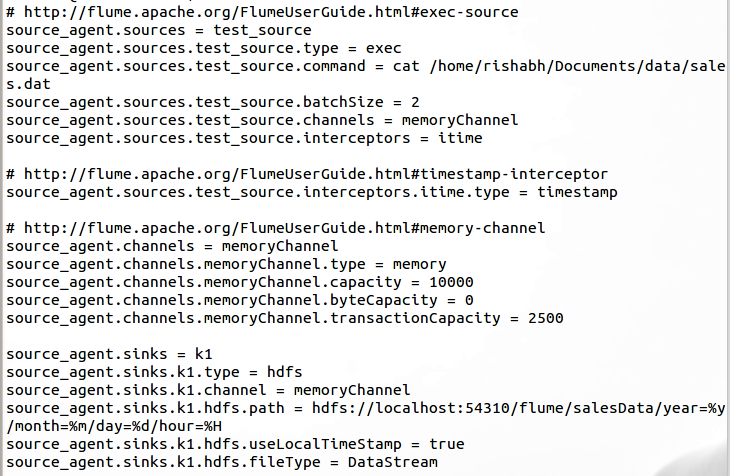 Flume Config