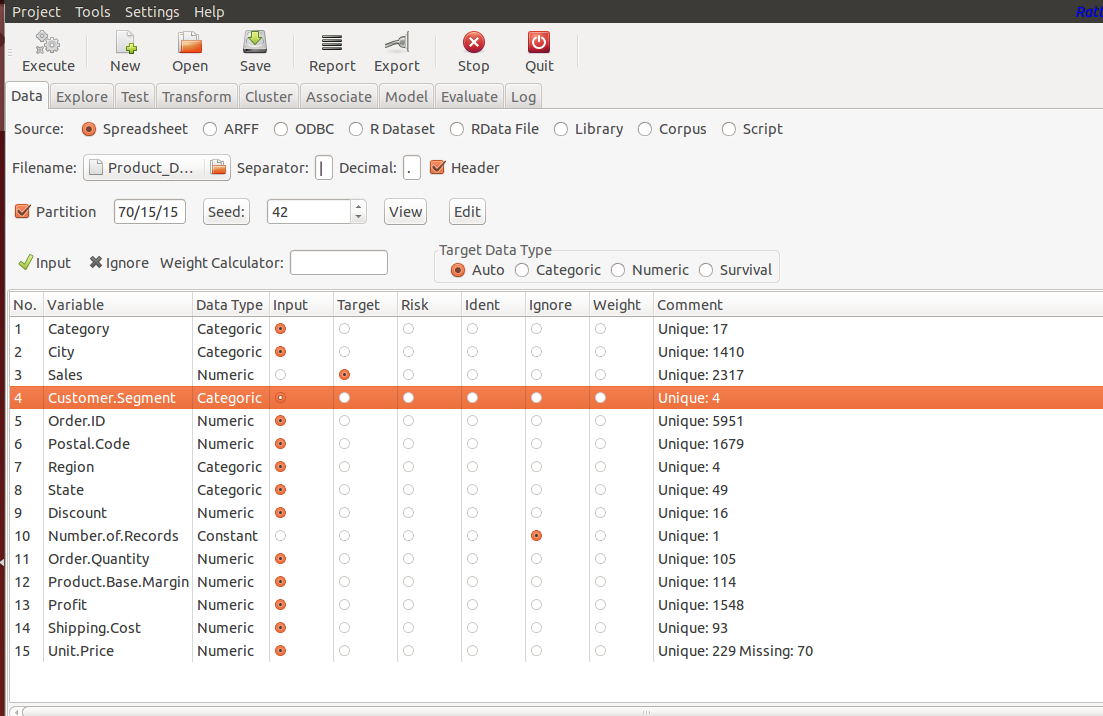 datasets