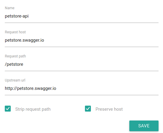 Adding an API