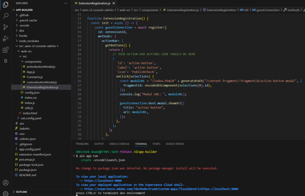 aio app run